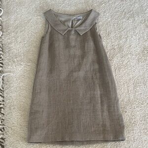 Red Valentino Dress in Tan Linen NWT